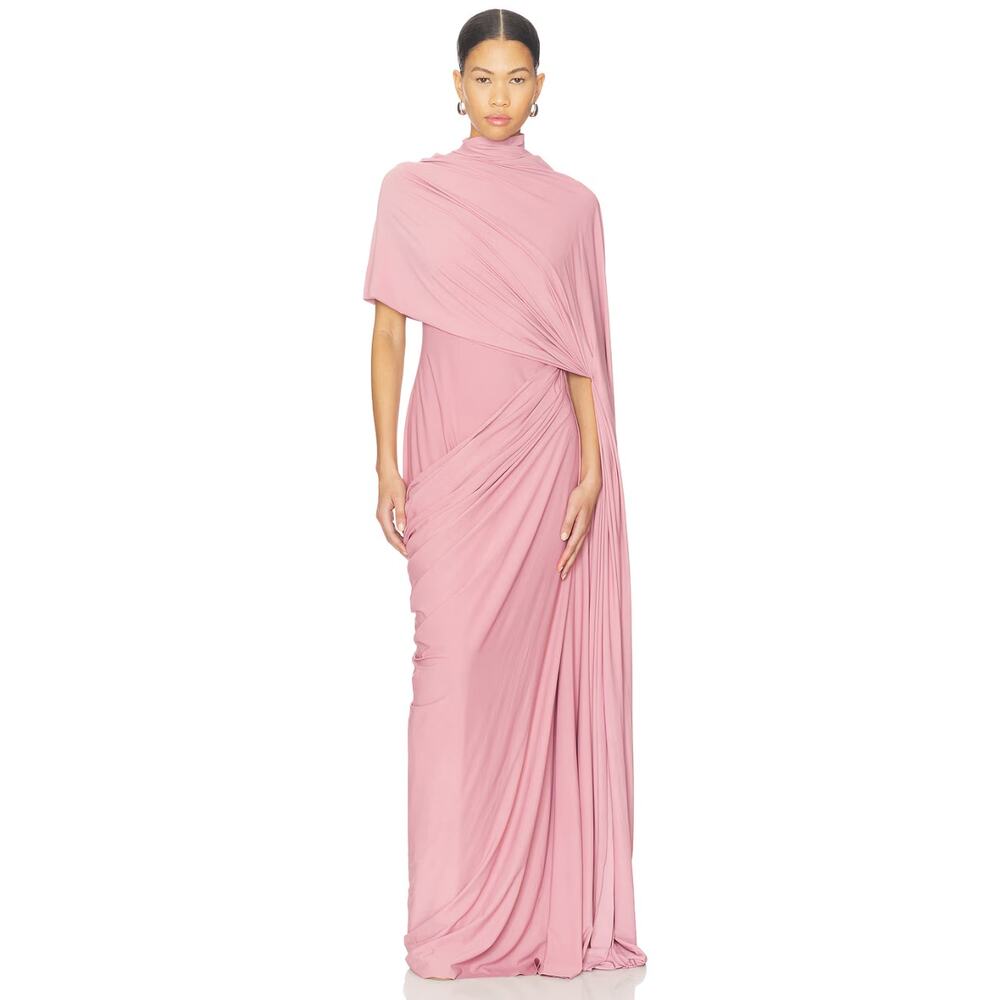 Deme by Gabriella Daphne Dress in Mauve Pink Women's Large Wedding Prom